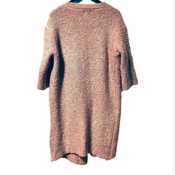 Made in Italy fluffy wool/ mohair blend soft long cardigan - Picture 2 of 3